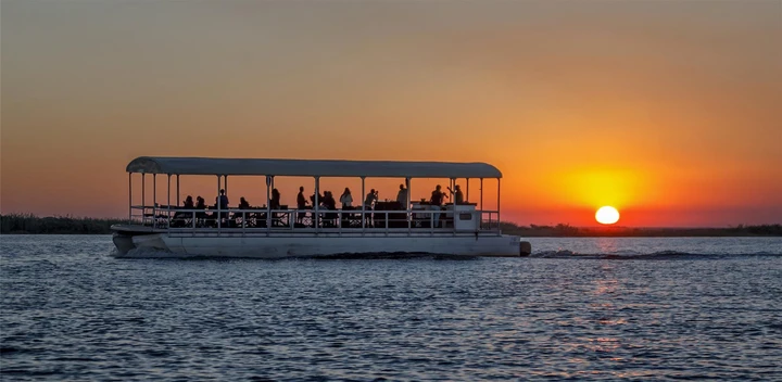 Go on a life-changing sunset river boat cruise, Chobe River