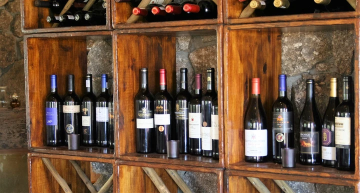 Weinauswahl in Erongo