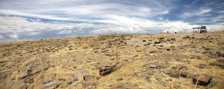 Karge Wüstenlandschaft um Solitaire