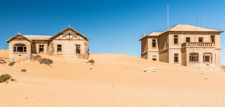 La ville fantôme de Kolmanskop, aux abords de Lüderitz