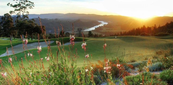 The gorgeous natural landscape in Knysna