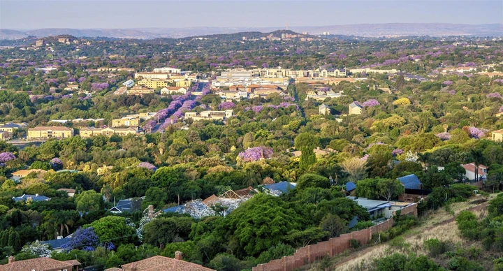 A charming landscape view of Pretoria, South Africa